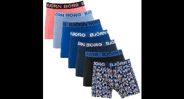 Björn Borg jongens cotton stretch 7P boxers basic flowers multi