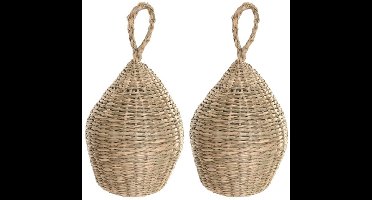 Item international deurstopper JUTE Kegel - 2x - beige - 1,50 kg - deur gewicht - buiten/binnen deuren