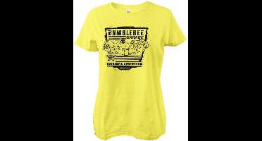 Transformers Bumblebee Garage Girly Tee Damen T-Shirt Yellow-M