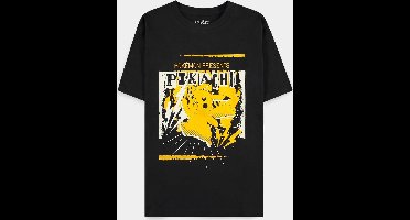 Pokémon - Pika Punk Heren T-shirt - XL - Zwart