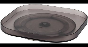 Yamazaki Tower Opbergbakje draaibaar smal - Zwart