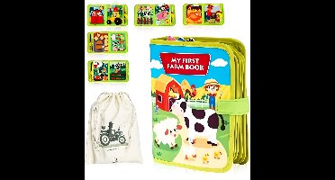 LUXIER Busy Board Farm Book - Activiteitenboek - Montessori Speelgoed - Sensorisch Speelgoed - Educatief speelgoed kinderen