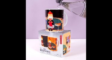 Kattenvrouwtje Warmtegevoelige Mok van Kikkerland