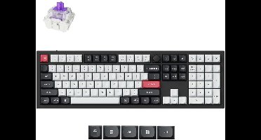 Keychron Q6 HE QMK gaming toetsenbord nebula switch zwart