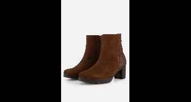 Gabor Enkellaarsjes bruin Suede - Maat 41