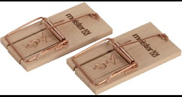 Fox Metalen Muizenval - Set van 2