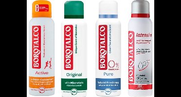 Borotalco Deo Spray Try Out - 4 x 150 ml - Voordeelverpakking