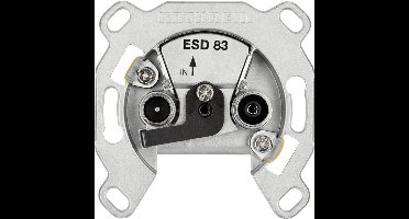 Kathrein ESD 83 Antennedoos BK, DAB+, Satelliet, TV, FM Schroefbevestiging, Inbouw (in muur) Enkele aansluitdoos