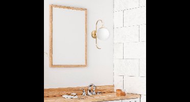 Asir - Wandlamp - Goud - 15 x 27 x 36 cm