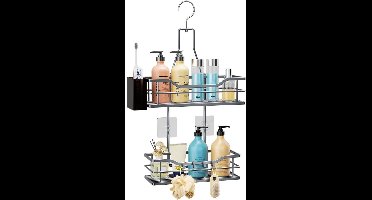 DailySupplies® Doucherek Zonder Boren - Telescopisch Doucherekje - Hangend