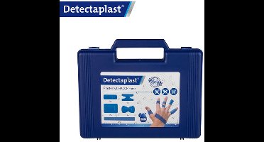 Pleister koffer HACCP met elastische blauwe pleisters
