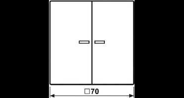 Jung HOME Taster 2fach BTLS17102WW 1 (BTLS17102WW)