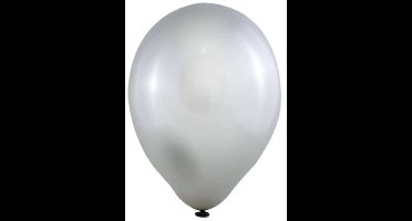 Daily Style – Ballonnen – Metallic Zilver – 50 stuks – Feestdecoratie