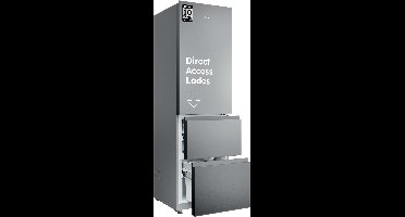 Haier HTR3518ENMX - Koel-vriescombinatie - 303L - Direct Access Lades - Flexible Deur Vakken - Total No Frost - 99% Air Surround - Energieklasse E - 10 Jaar Garantie op onderdelen