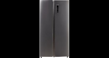 DOMO DO99506M koel-vriescombinatie – Amerikaanse koelkast – 555 liter – Energielabel D – No Frost – Inox Look