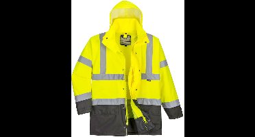 Portwest Hi-Vis Executive 5-in-1 Jack S768 - Geel/grijs - XXL
