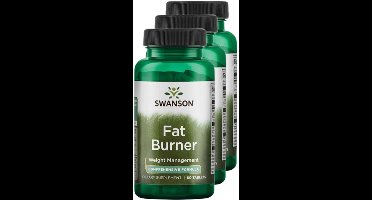 Swanson | Fat Burner | 60 tablets | 3 stuks | 3 x 60 tablets