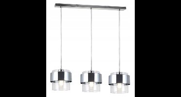 Reality Quan Hanglamp 3-lichts Chroom - Modern & Elegant