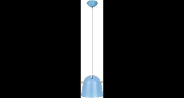 Globo - hanglamp - TALLY - blauw - metaal - Ø 23cm - E27 - 30440116