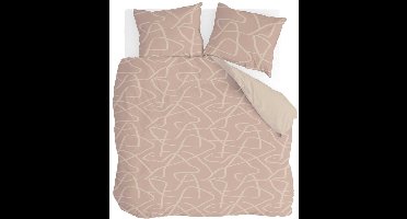 Byrklund Dekbedovertrek Fluid Shapes - 240x220 - 100% Polyester - Roze