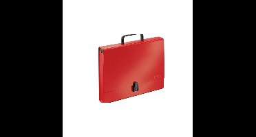 Esselte A4 map met handvat, 40 mm, karton, rood