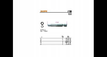 Beta Insex Bit 1/4" 5mm Lang 50mm - Professioneel Gereedschap