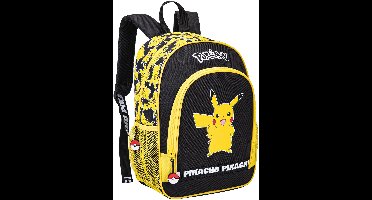 Pokémon Rugzak met Pikachu – Rugtas Jongens en Meisjes - 2 Vakken – Officieel Gelicenseerd – Schooltas voor Kinderen 4-10 Jaar