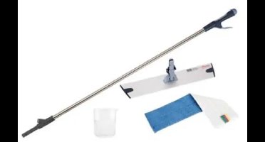 Vileda Spray Pro Inox steel + vlakmopplaat met 10 gratis Baseloop moppen