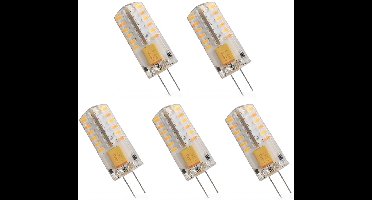 Spectrum LED Insteeklampje G4 2W - 12V - 165 Lumen - 3000K Warm wit - Gezellig licht - Energiezuinig - 5 stuks