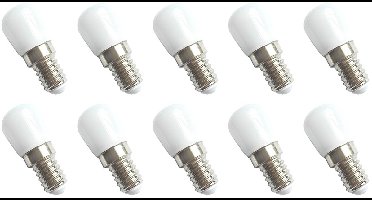 Spectrum LED Miniatuur Lamp E14 1.5W - 230V - 150 Lumen - 6000K Koud wit - Helder daglicht - Energiezuinig - 10 stuks