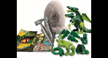 Draak Baby Born Legendary egg - Dragon has three heads Groen