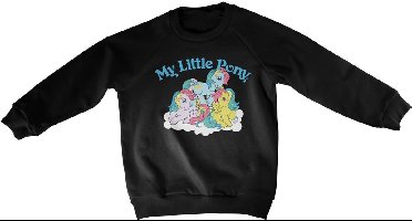 My Little Pony Kinder Kids Sweatshirt HSB-31-MLP1003-DTF552 Black-10 Jahre