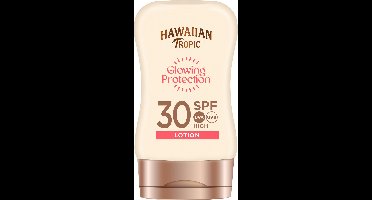 Hawaiian Tropic | Glowing Protection Lotion SPF 30 UVA + UVB Protection, 100 ml | Travelsize