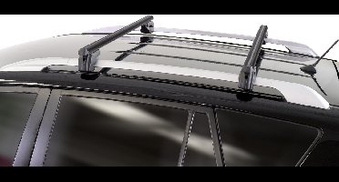 Dakdragers geschikt voor Toyota RAV4 IV (XA40) 2013-2018 Menabo Sherman XL zwart