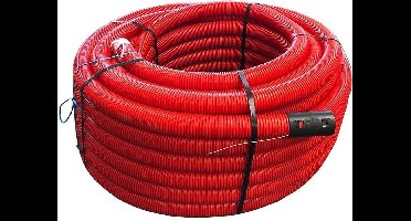 Kabelbeschermingsbuis PE 50 mm klikmof x glad DN 40 - 25m