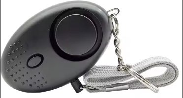 New Age Devi - 2 stks 140 dB Persoonlijk Zakalarm met Zaklamp Sleutelhanger Paniekalarm - Veiligheid Alarmknop Incl Batterij - Zelfverdediging Sirene voor Vrouwen Meisjes Ouderen