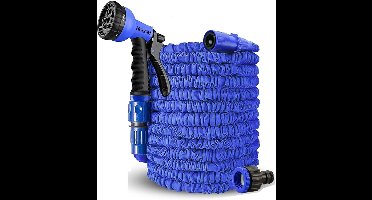 Flexibele tuinslang-Lekkage Lichtgewicht Gemakkelijke Opslag(7.5m/25ft,Blauw)-blauw