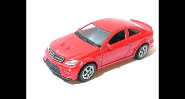 Mercedes-Benz C63 AMG Modelauto Rood Welly 1:60