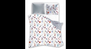 Faro Katoenen Dekbedovertrek Set 160x200 cm - Bloemenprint