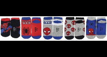 Spiderman Sokken - 10 Paar - Maat 23/26 - Rood - Blauw - Kind