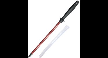 Westmark Messenslijper + staafbescherming, lengte: 35,3 cm, sinterrobijn/kunststof, Sieger-Long-Life, rood/zwart, 197122E6