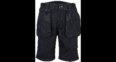 Portwest PW3 Korte Werkbroek met holsterzakken PW345 - Zwart - 44