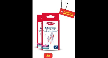 2x Heltiq - Buisverband - 1 m x 8,75 cm - Maat E - Voordeelverpakking!