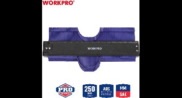 WORKPRO WP269001 Contourmal 250 mm – ABS Kunststof – Professioneel - Vloeren