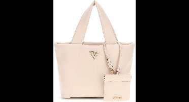 GUESS handtas schoudertas Sunetra Mini Tote Bone crème