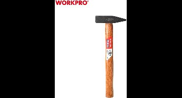WORKPRO WP241019 Machinistenhamer 500g – Gesmede stalen kop & houten steel – Professioneel
