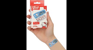 Hello Kitty Pleisters voor Kinderen 20 Stuks - Waterbestendig en Huidvriendelijk - 2 Vrolijke Designs - Hello Kitty Producten - Multikleur