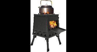 Tentkachel Camping Houtkachel Campingtentkachel Voor Buiten, Tentverwarming Zwart Antiroest Spuiten