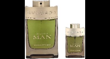 Bvlgari Man Wood Essence Giftset - 100 ml eau de parfum spray + 15 ml eau de parfum spray - cadeauset voor heren