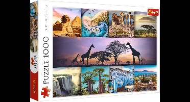 Trefl puzzel Afrika - 1000 stukjes - legpuzzel collage.